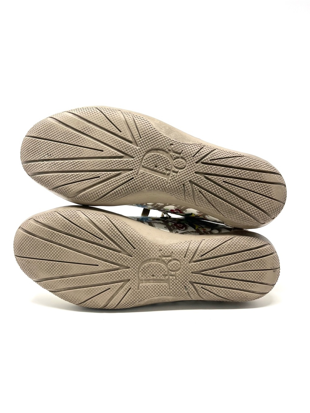 Vintage Christian Dior Galliano Oblique Logo Monogram Floral Sneakers 36.5 6.5 - Picture 7 of 11